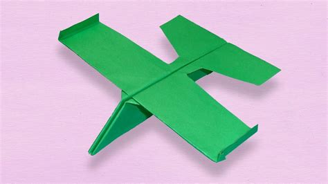 Paper Glider Airplane Best Paper Airplane Glider Making With Color Paper Youtube