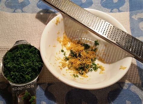 Italian Gremolata Recipe for Ossobuco - This Old Gal