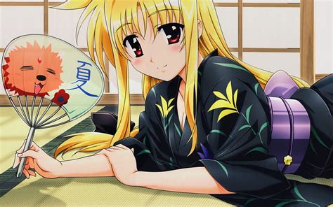 Fate Testarossa Fate Mahou Shoujo Lyrical Nanoha Anime Hd Wallpaper Peakpx