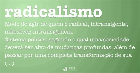 O Que É Uma Pessoa Radical
