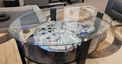 Glass Display Coffee Table For Millennium Falcon Glass Designs