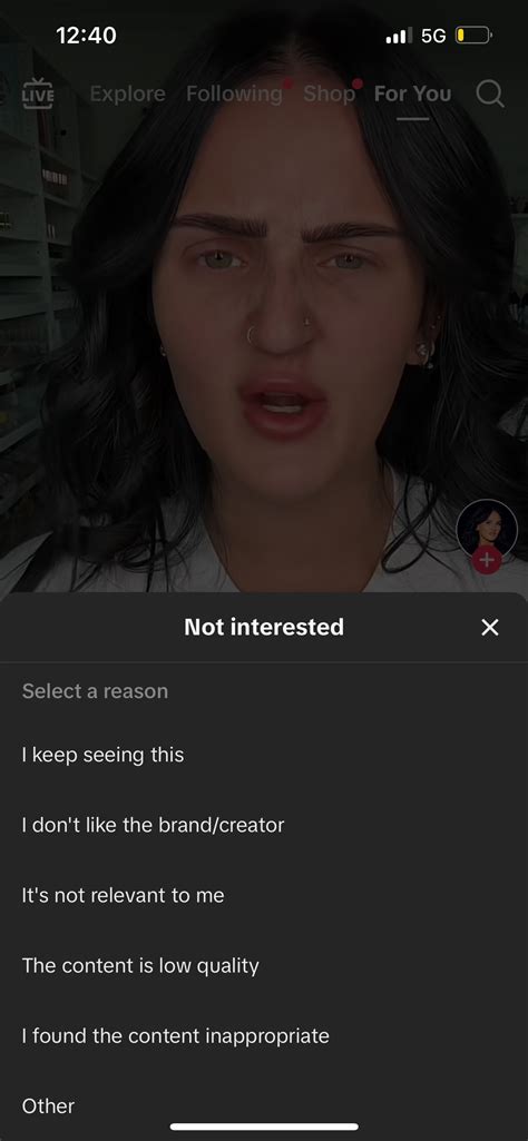 Why Do They Keep Showing Me This Loud Ass Girl I Mark Every Single Ad Of Her As Not