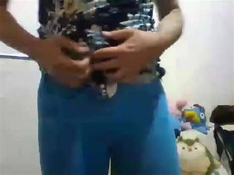 Cal A Legging Azul Fio Dental Xvideos