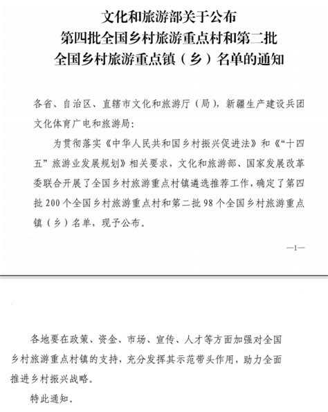 正式确定！文旅部公布名单！庐江一村上榜！ 腾讯新闻