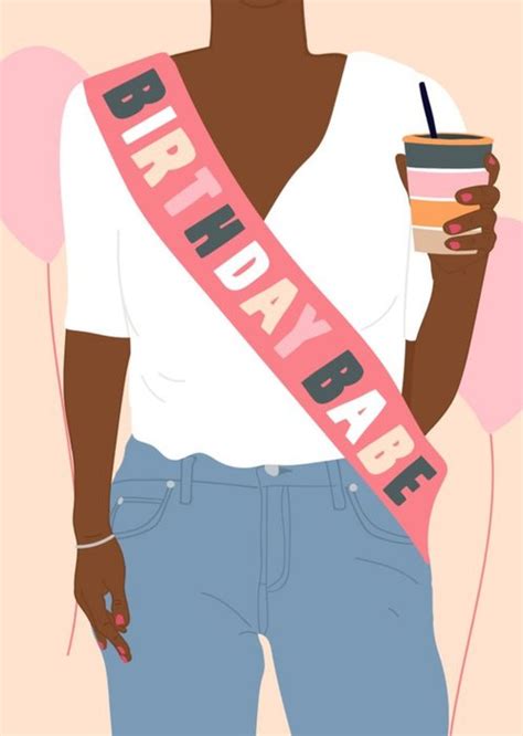 Birthday Babe Sash Card Moonpig