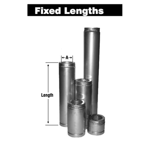 4" Insulated Chimney Pipe 24" - Flame Innovation