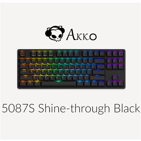 Akko S Shine Through Fully Assembled Hot Swap Keyboard Akko Cs Jelly Pink Black