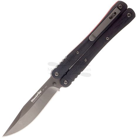 Balisong Fox Knives Black Fox Titanium Coating Bf 500 10cm For Sale