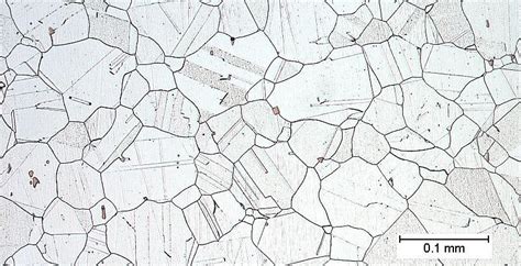 Extruded Inconel Microstructure It Is The Most Homogeneous