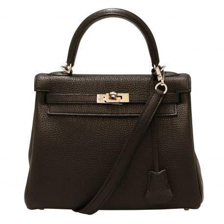 Sac A Main Kelly Hermes Togo Noir Occasion Certifi E Authentique