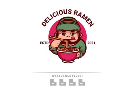 Delicious Ramen Logo Graphic By Maikofarazhatta · Creative Fabrica