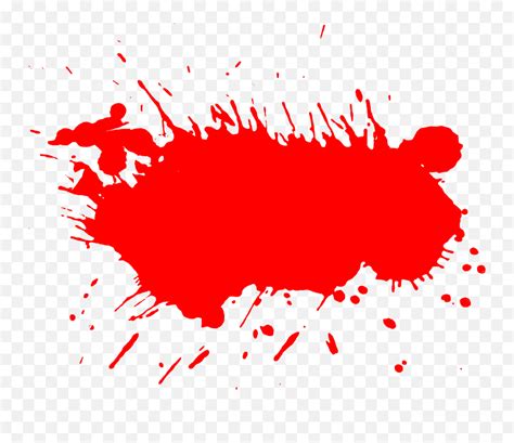 15 Red Paint Splatters Transparent Splash Paint Effect Png Paint