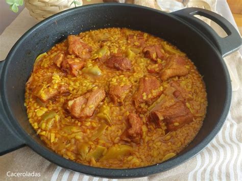 Arroz con costillas adobadas y alcachofas Recetas Fáciles Reunidas