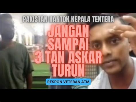 Benjol Kepala Tentera Angkara Geng Pakistan Youtube