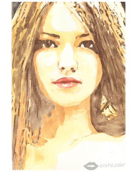 Lor Erotic Watercolor Portraits Gallery