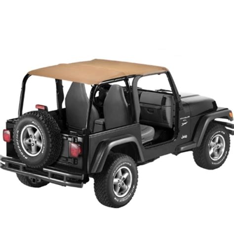 Jeep Wrangler TJ Header Bikini Top Safari Style Spice Denim Bestop 96 02