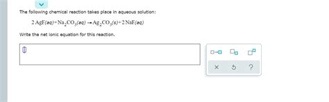 Solved The Following Chemical Reaction Takes Place In Chegg