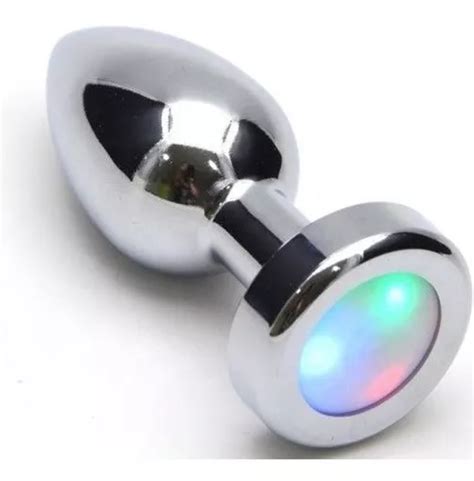 Plug Anal Exitoys Joya Anal Led Plateado Mercadolibre