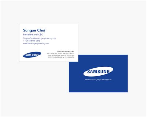 corporate brand identity samsung absolute design