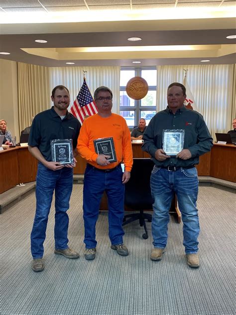 Several City Employees Recognized For Their Service At Tuesday’s City