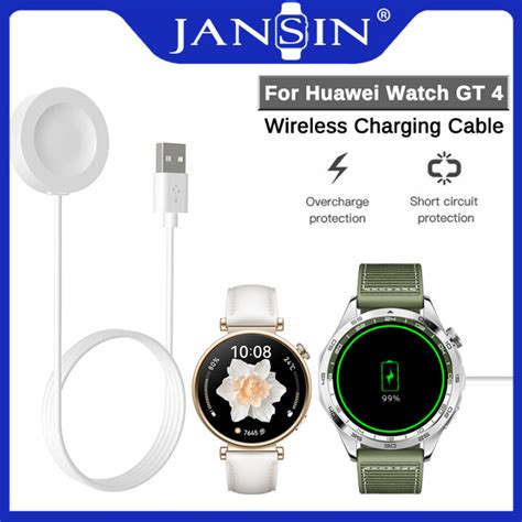 For Huawei Watch Gt 4 Portable Wireless Usb Cable Charging Dock Stand