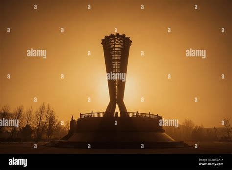 independence park  shymkent kazakhstan  res stock photography