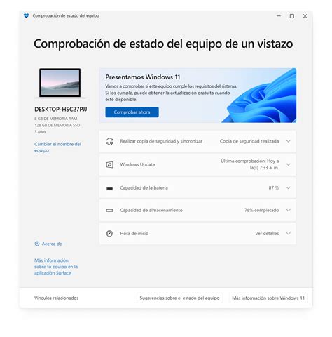 C Mo Usar La Aplicaci N Comprobaci N De Estado Del Pc Soporte T Cnico