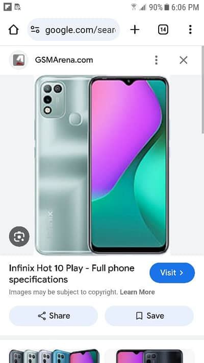 Infnix Hot Play Mobile Phones