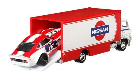 Premium Hot Wheels Nissan Fairlady Z Sakura Sprinter Team Transport