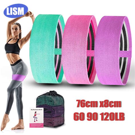 Pcs Hip Circle Loop Booty Band Resistance Bands Workout Exercise For