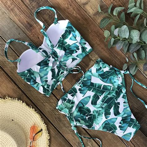 TIOZONEY Bikini Cintura Alta Sexy Del Mujer Falabella