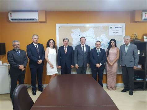 Crea Am Recebe Visita Institucional De Presidente Do Confea Joel