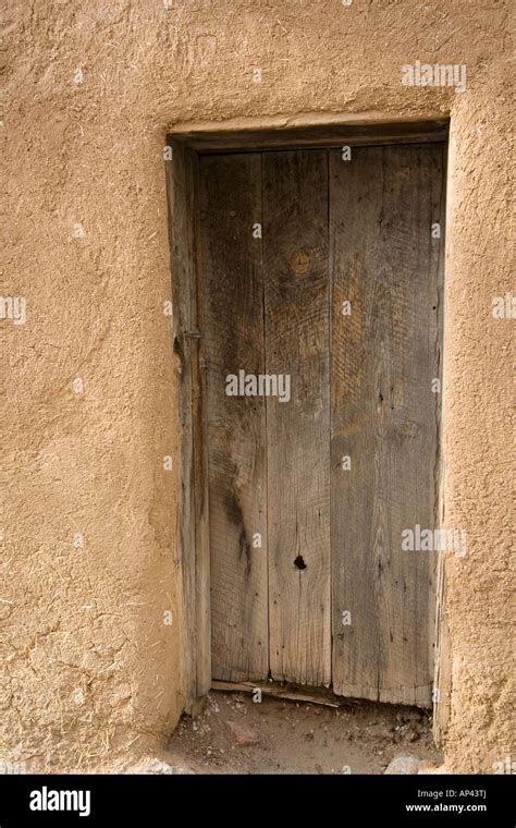 Doorway Of An Old Adobe Home In Sante Fe New Mexico Stock Photo Alamy