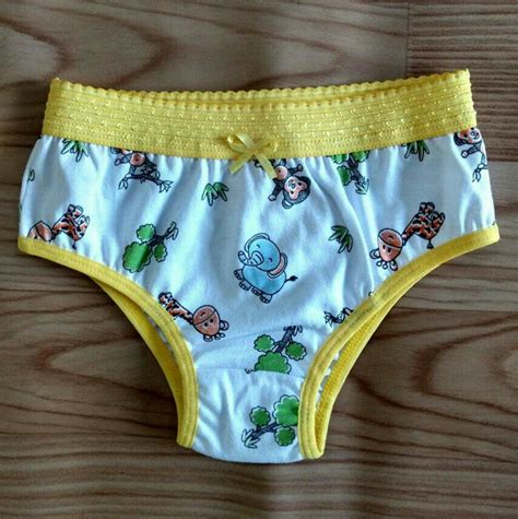 Kit c 10 Calcinha infantil de algodão cós estampada no Elo7 Maisbella Lingerie DB2C14