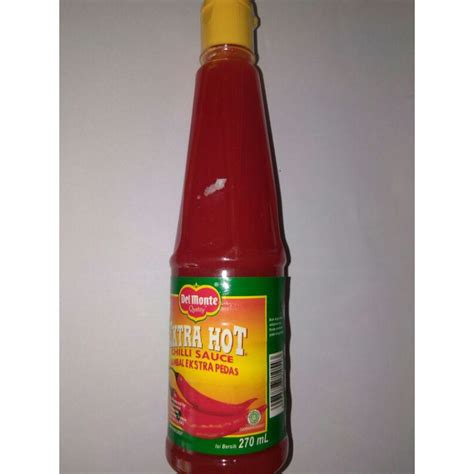 Jual Delmonte Extra Hot Chili Sauce 140ML 270ML Bandung Shopee Indonesia