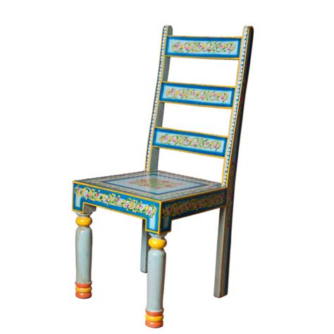 Купить Красивый расписной стул в восточном стиле Vichitr | Стулья в ...