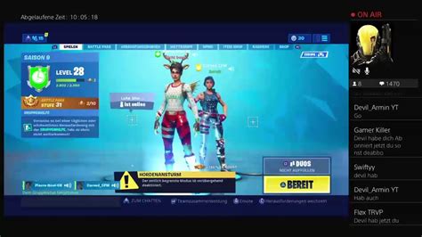 Fortnite live deutsch großes Abozocken abo gegen abo heute 400