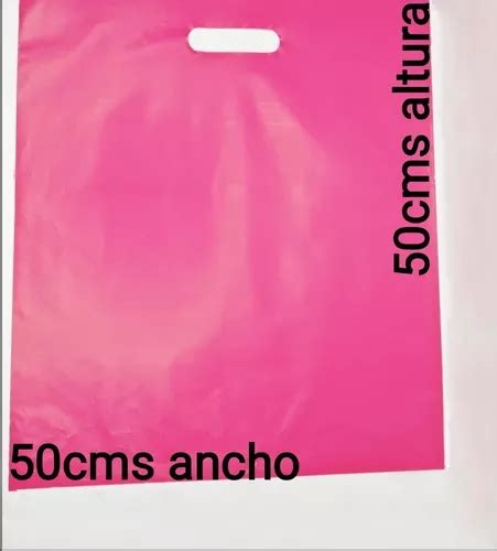 Bolsa Tipo Boutique X Cms Rosa Fuerte Por Kilo Mercadolibre