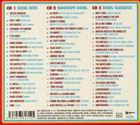 Various Soul Greatest Hits The Legendary Voices Of Soul Music Cd At