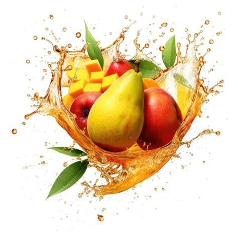 Premium Ai Image Mango Slices