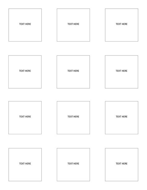 Printable Sticky Note Template 1 78 In By 1 78 In Etsy