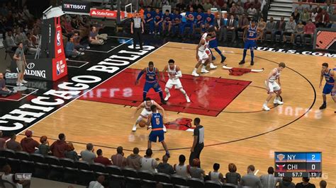 NBA 2K20 Chicago Bulls Vs New York Knicks Gameplay PS4 HD