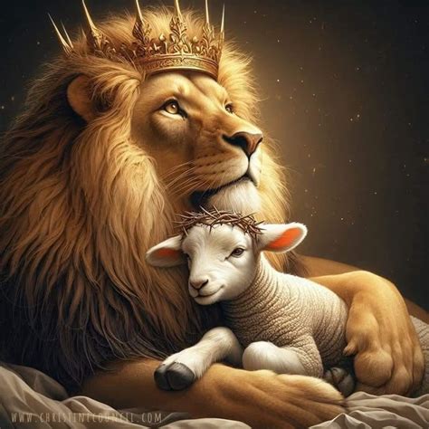 Pin by Sandi Williams on Bible Verses & Sayings | Lion and lamb, Lion