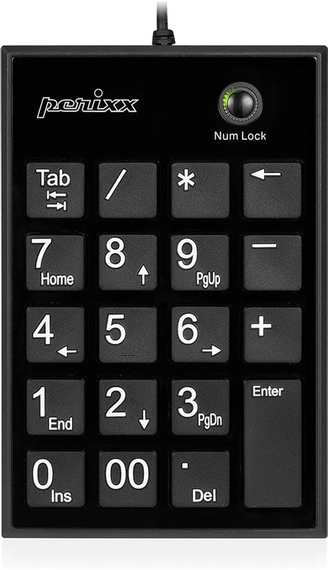 Perixx Peripad U Teclado Num Rico Externo Con Cable Usb Dise O Slim