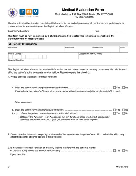 Fill Free Fillable Forms Commonwealth Of Massachusetts