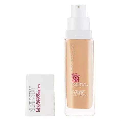 Maybellinesuper Stay Full Coverage Liquid Foundation Warm Nude Fl Oz Hour Wear