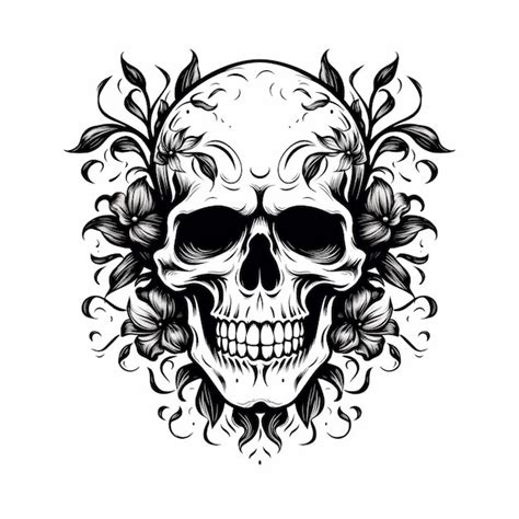 Premium Ai Image Hip Hop Skull Icon