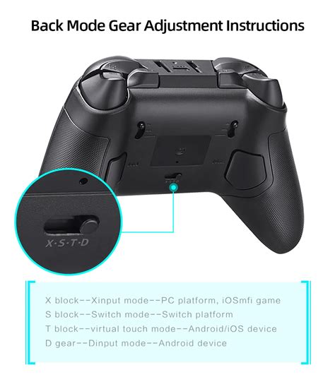 Беспроводной геймпад ThundeRobot G70, Bluetooth-контроллер с двойной ...