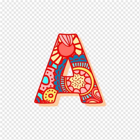 Huruf A Adobe Illustrator Huruf Pola Paisley Teks Segitiga Pola Geometris Png Pngwing