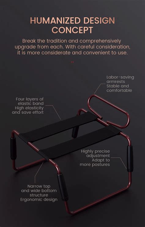 Bondage Furniture Wine Red Sex Chair YDA 018 Roomfun Sex Toys Products Factory